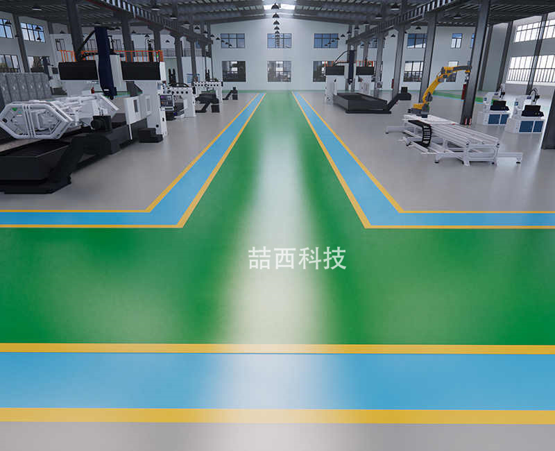 GRP-高耐磨双纤维环氧卷材工业地板